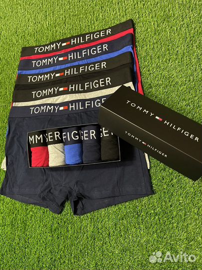 Мужские трусы боксеры новые в коробке 5 штук