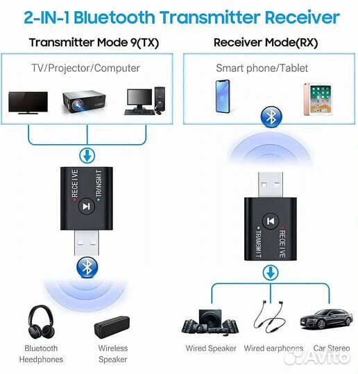 Bluetooth модуль 2 в 1