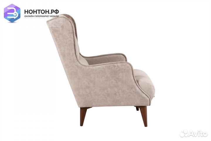 Кресло Болеро серо-бежевое