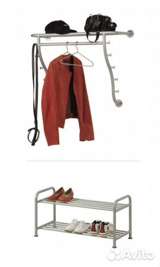 Икеа логга logga вешалка галошница обувница