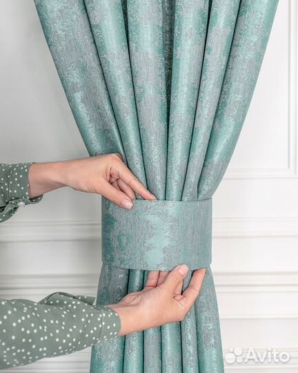 Шторы мрамор зарина бирюза готовые и на заказ