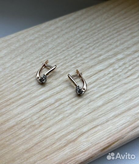 Золотые серьги Алькор