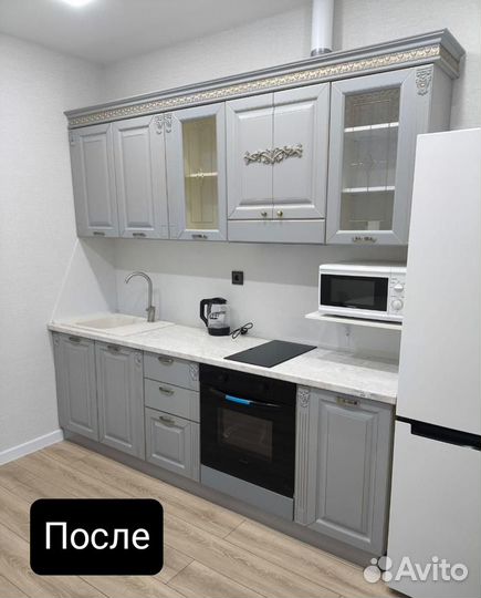 Кухонные фасады (двери): замена/перекраска