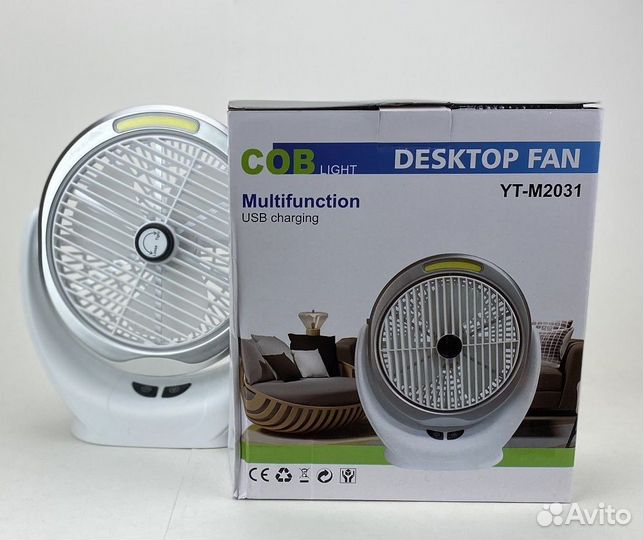 Мульти-функциональный мини-вентилятор с подсветкой