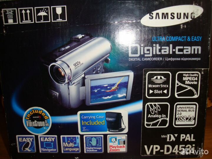 Цифровая видеокамера samsung VP-D453i