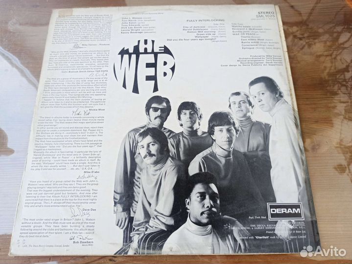 Пластинка The Web–Fully Interlocking 68г. (Mint)