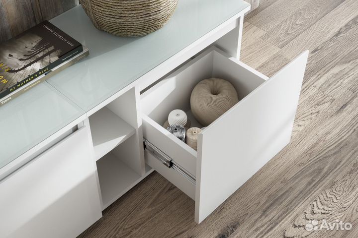 Тумба подвесная белая, доставим за 1 день