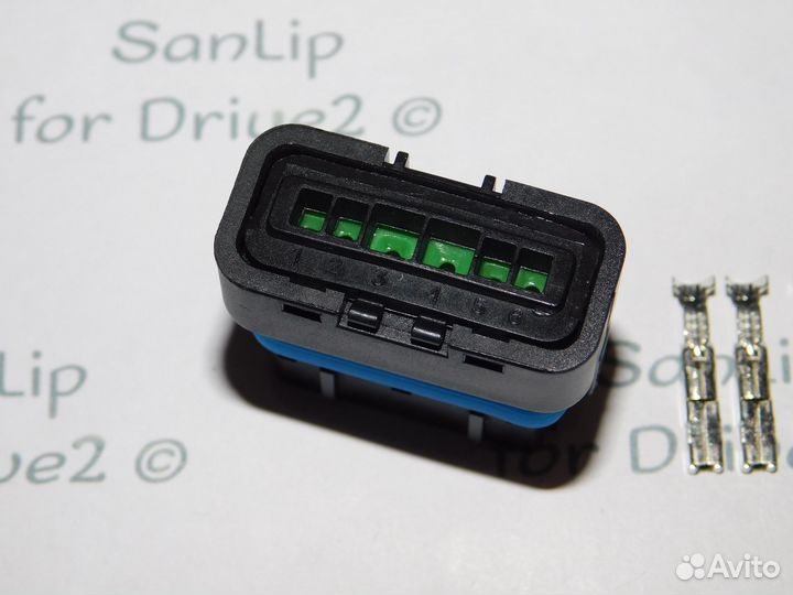 Разъем дроссельной заслонки Renault