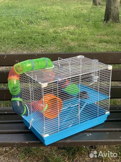 Клетка для хомяков мышей песчанок грызунов крысят