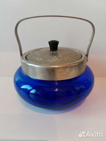 Посуда из цветного стекла СССР