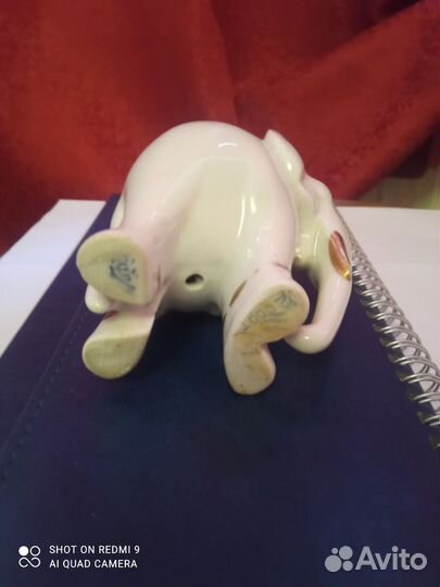 Статуэтки слоник,птица,мопс,такса СССР