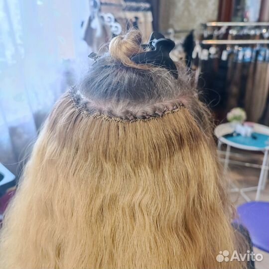 Голливудское наращивание волос, на кольца,колосок