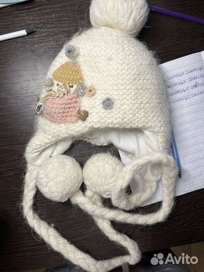 Шапка зимняя для девочки 48 50