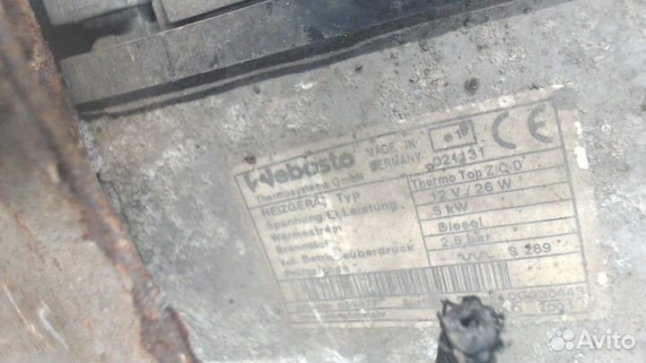 Автономный отопитель Citroen Xsara-Picasso, 2001