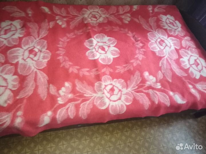 Одеяло шерстяное СССР 1.5спальное