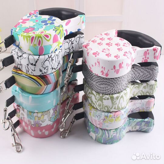 Поводок рулетка 5 метров до 5 килограмм