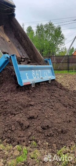 Почвенно растительный грунт чернозём перегной торф