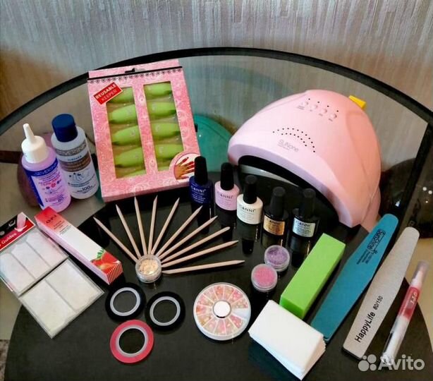 Набор для маникюра с гель лаками Canni