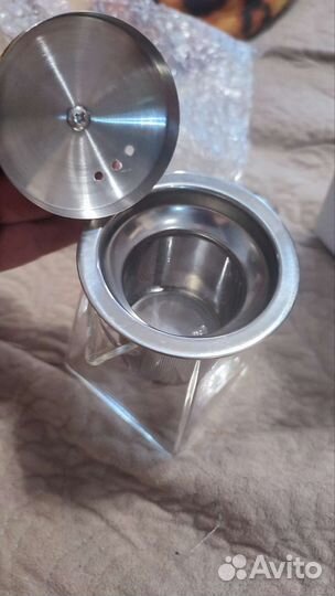 Чайник заварочный новый стеклянный