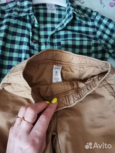 Костюм рубашка+брюки (тонкие) Carter's 3T