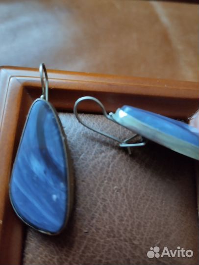 Серьги серебро