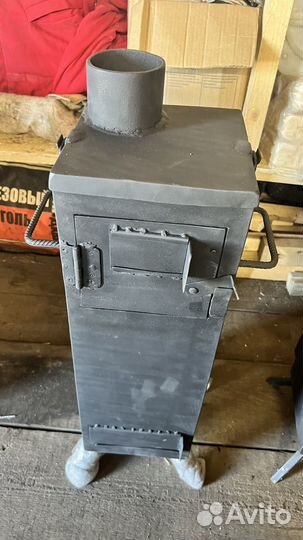 Печь для палатки или гаража длительного горения