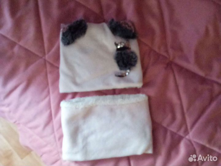 Шапка и хомут для девочки