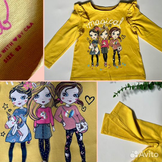 Вещи пакетом для девочки 86 92 Primark H&M C&A