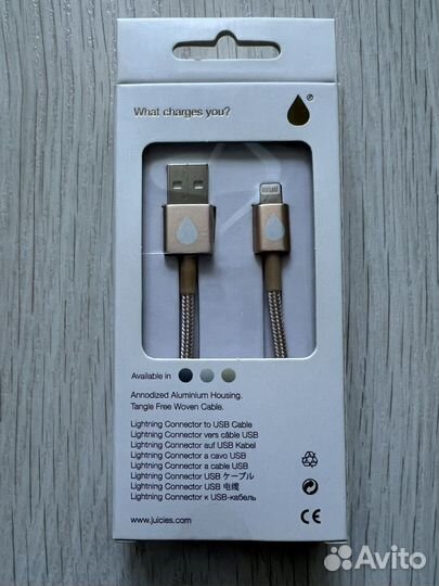 Оригинальный Lightning кабель Juicies+