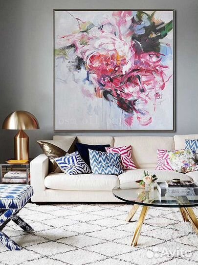 Современная картина на холсте