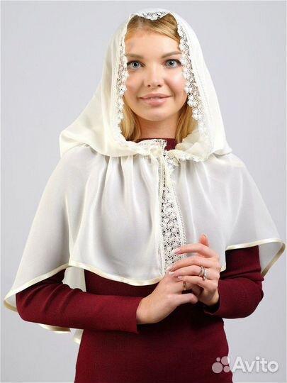 Платок неспадающий прокат (для венчания/крестин)