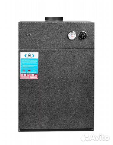 Напольный чугунный газовый котел Очаг кчг-20 EN