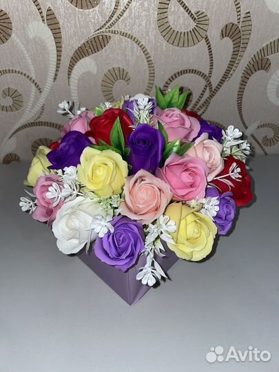 Букет из мыло