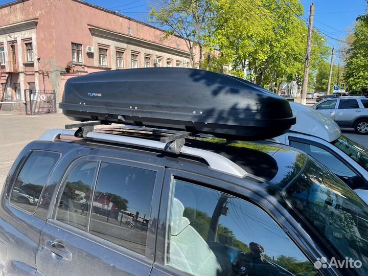 Автобокс Turino Medium 460 черный на Suzuki