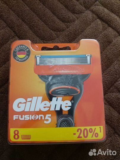 Оригинал Gillette fusion 5 Кассеты 8шт Оригинал