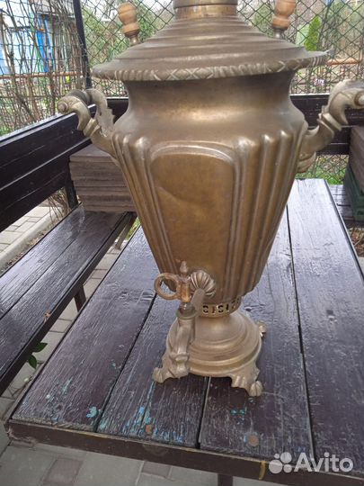 Тульский самовар на дровах