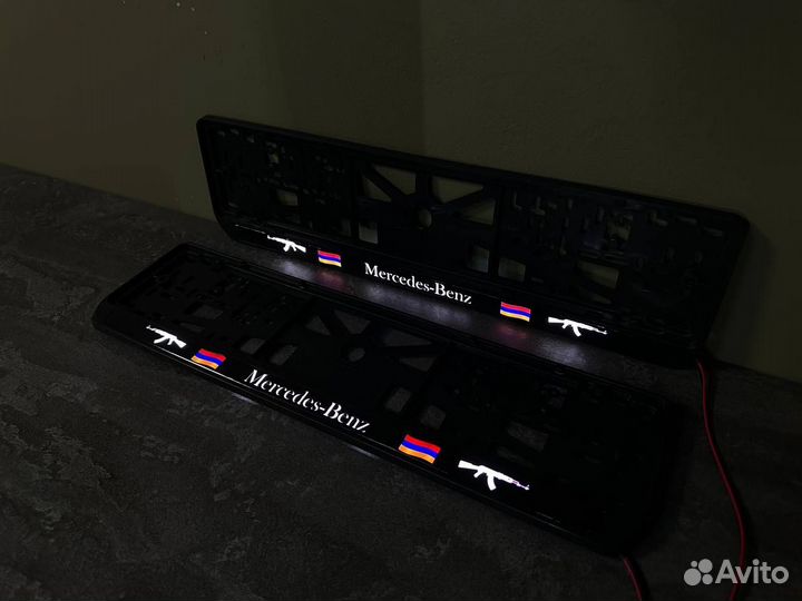 Рамка номера с подсветкой LED