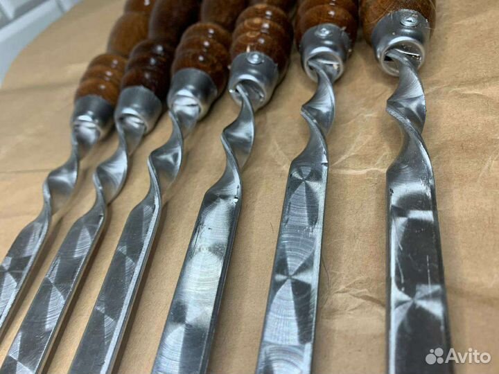 Шампура с деревянной ручкой