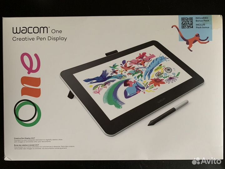 Графический планшет wacom one 13