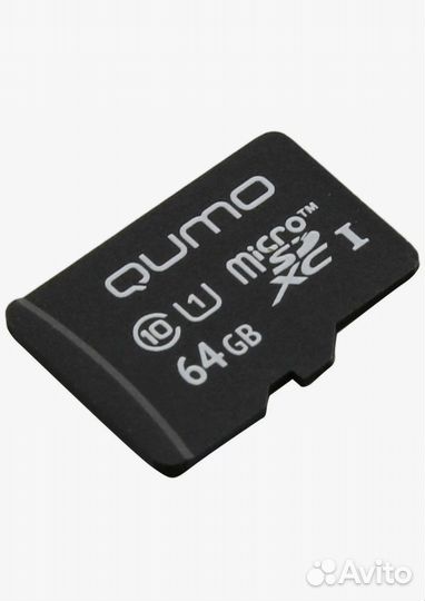 Карта памяти qumo MicroSD 64gb класс 10