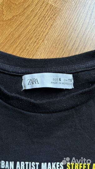 Футболка zara 116