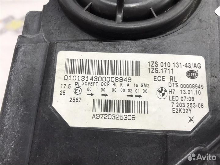 Фара левая BMW 5-серия F10/F11 2009