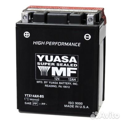 Аккумулятор Yuasa YTX14-AH-BS