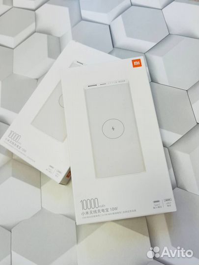 Power Bank Xiaomi 10000 mAh, белый 1:1