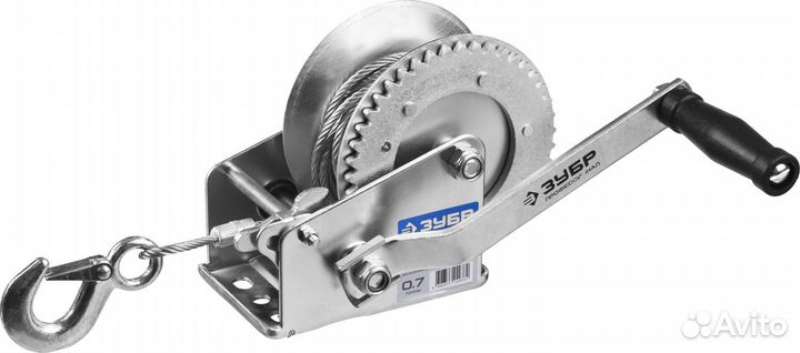 Лебедка ручная барабанная зубр Профессионал, тя