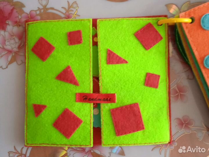 Кукольный дом из фетра, книжка из фетра