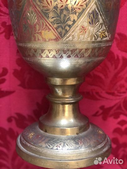 Ваза латунь Индия, времен СССР