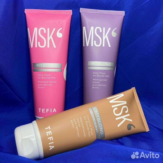 Маска для светлых волос Tefia блонд