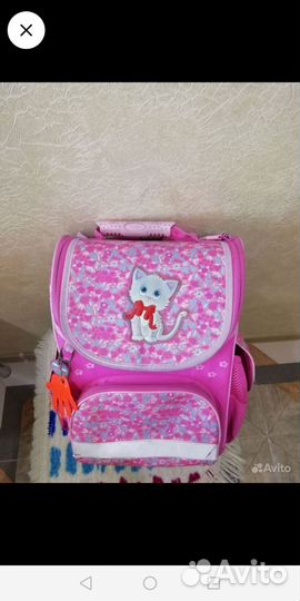 Школьный рюкзак для девочки, состояние б/у