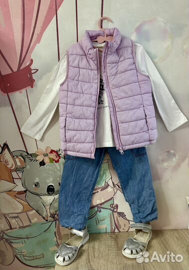 Одежда для девочки пакетом 110 116